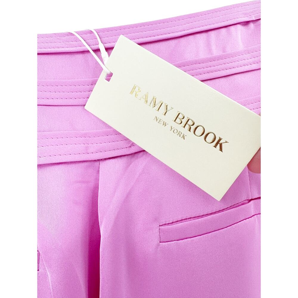 RAMY BROOK Pants NEW Size 6 Cropped Joss Pant Pink $385 Lavender Pink - Picture 4 of 6